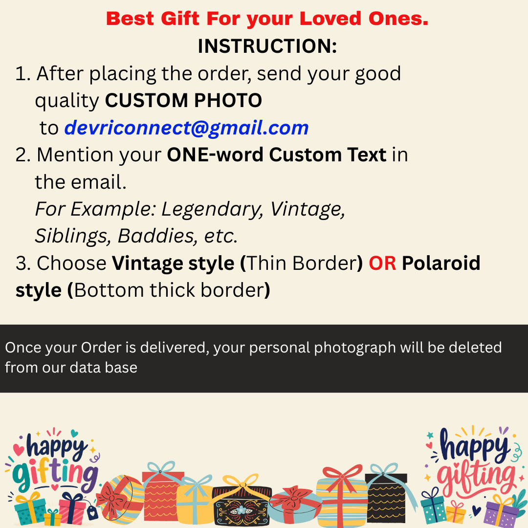 Custom Photo Style Tshirt
