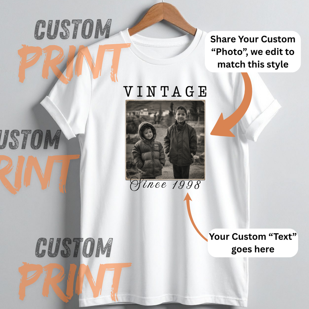 Custom Photo Style Tshirt